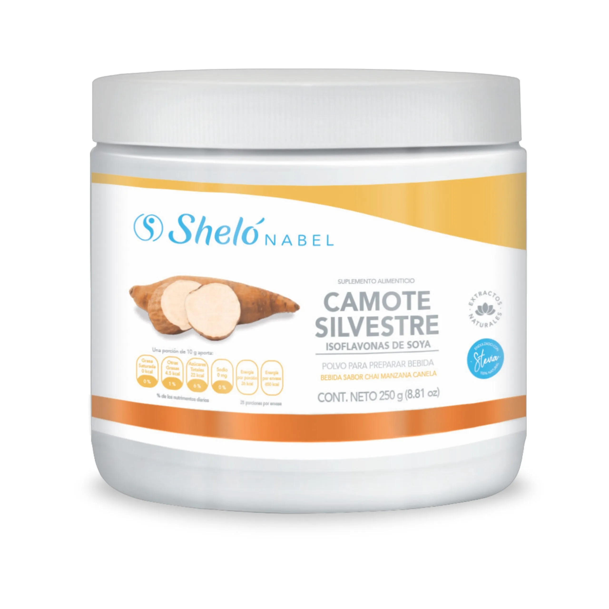 Camote silvestre isoflavonas de soya Shelo Nabel