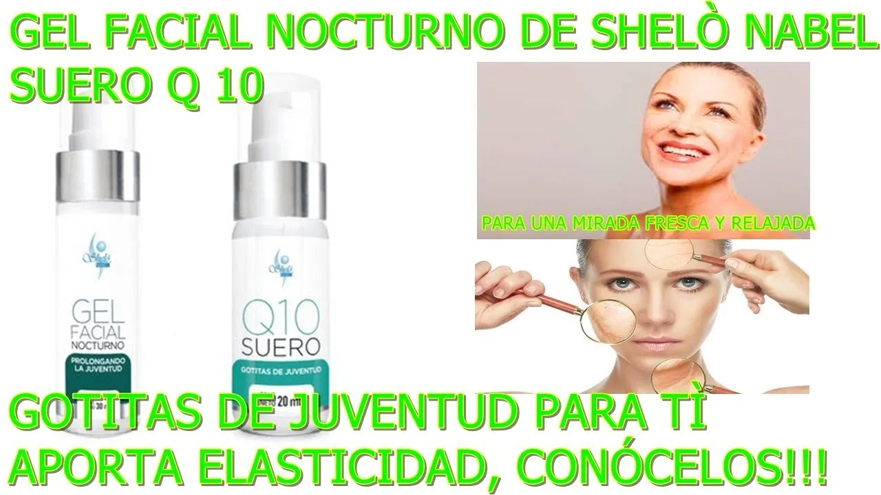 Gel facial nocturno Shelo Nabel