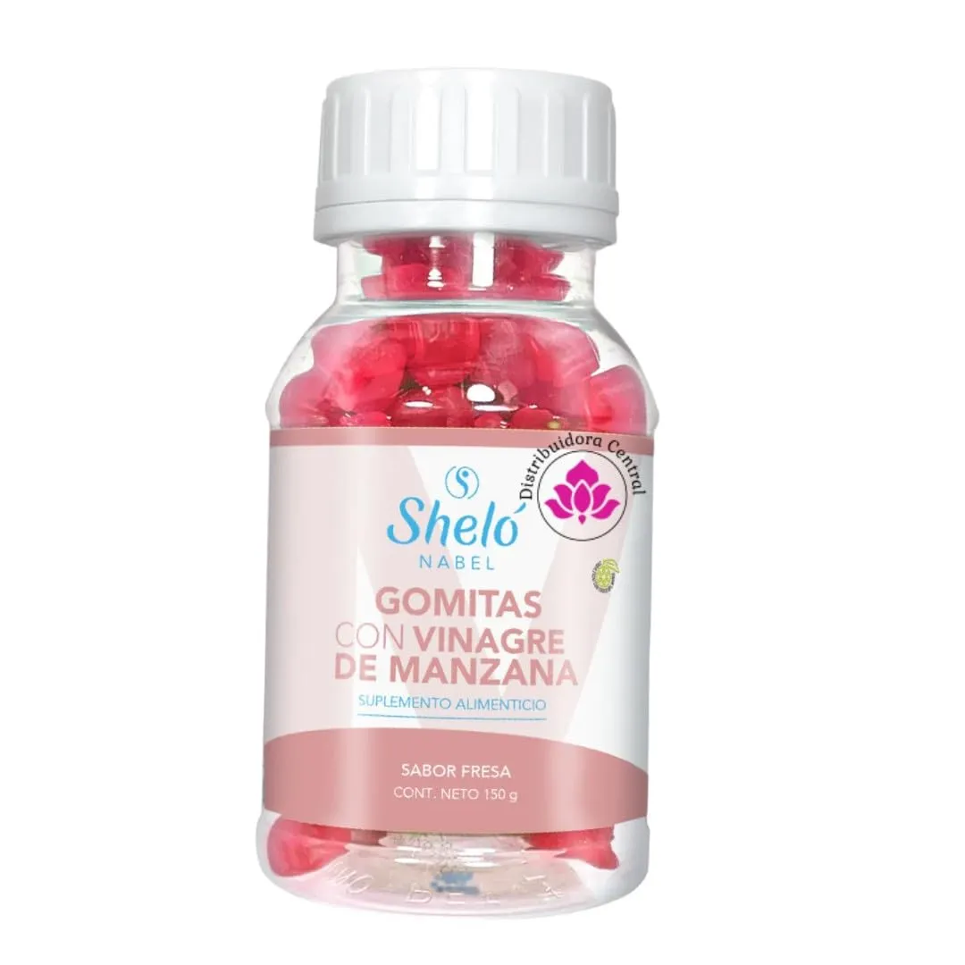 Gomitas con vinagre de manzana sabor fresa Shelo Nabel
