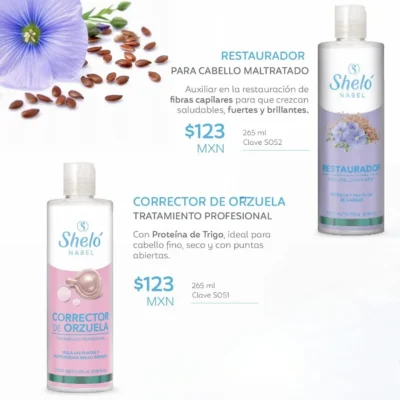 Cabello Maltratado Restaurador Ml Shelo Nabel