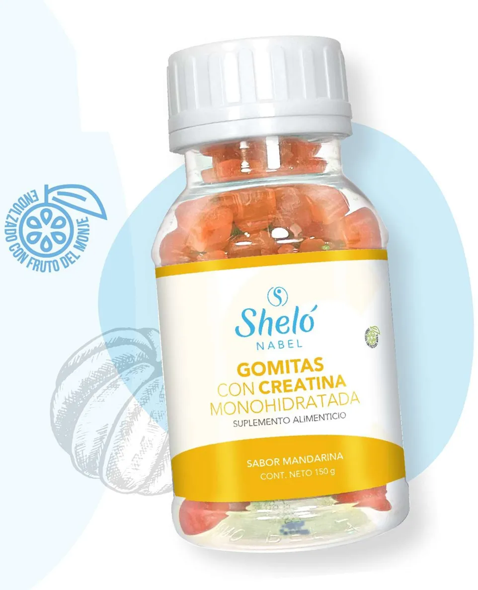 Gomitas Con Creatina Monohidratada Sabor Mandarina Shelo Nabel
