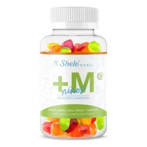 '+m Niños Gomitas Multivitaminas Sabor Limòn, Piña, Fresa Y Naranja Gomitas Shelo Nabel