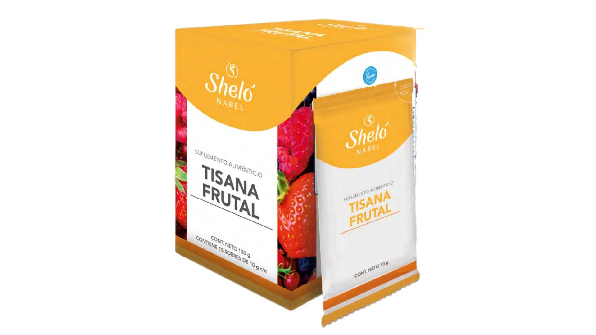 Tisana Frutal Con Jugo De Fresa ,zarzamora Y Arándano Sobres De Gr. Shelo Nabel