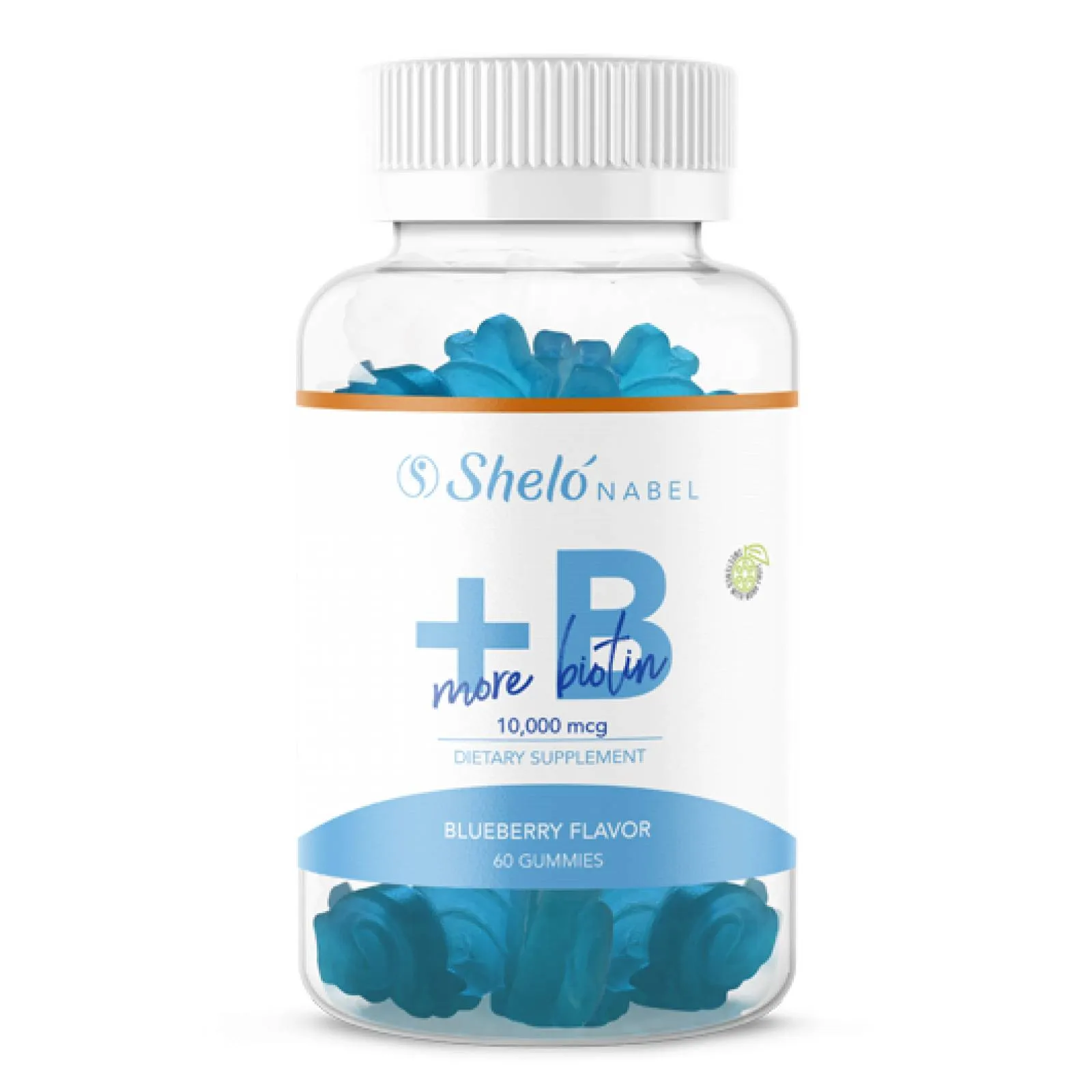 +biotina Gomitas Gomitas Sabor Mora Azul Shelo Nabel
