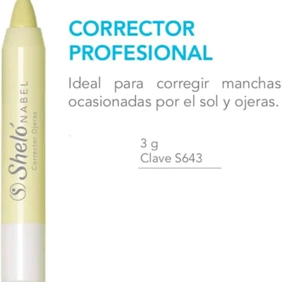 Corrector Profesional Ojeras Amarillo Shelo Nabel