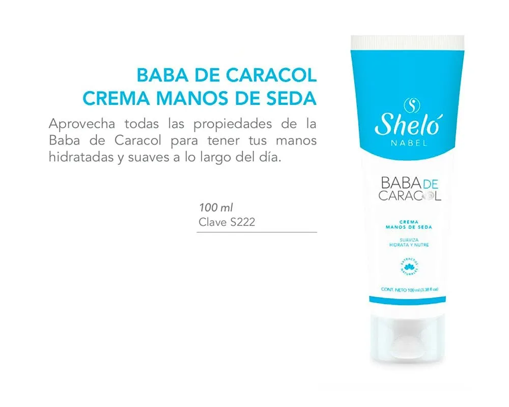 Crema Baba De Caracol Manos De Seda Gr. Shelo Nabel